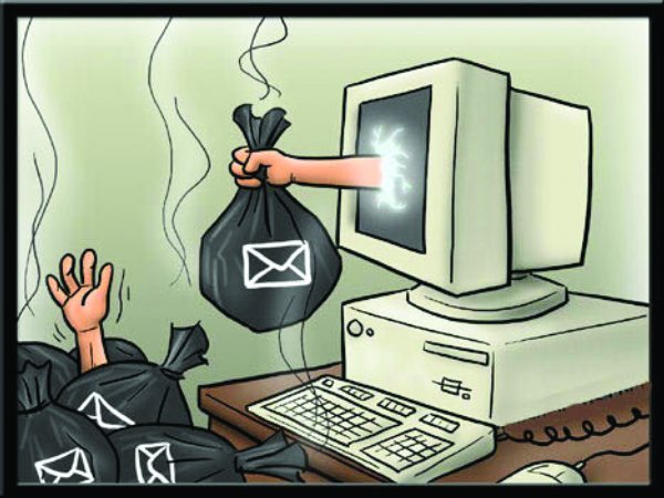 La mitad del correo electrónico recibido en los hogares es ‘spam’