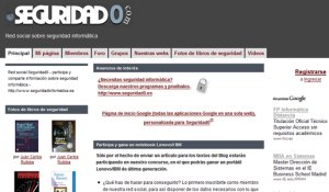 Un Facebook sobre seguridad informática