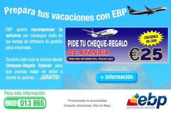 EBP y Ryanair te llevan de viaje
