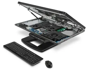 Z1, estación todo-en-uno de HP que se abre como una caja de zapatos