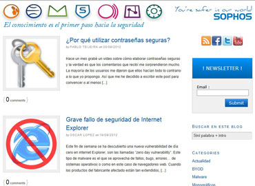Sophos abre un blog para orientar en seguridad