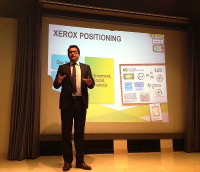 Xerox muestra al canal su nuevo servicio Go Green