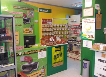 Las tiendas de Ticnova rellenan cartuchos de impresora