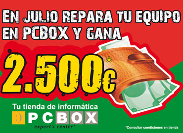 Reparar los equipos en PC Box o PC Coste tiene premio