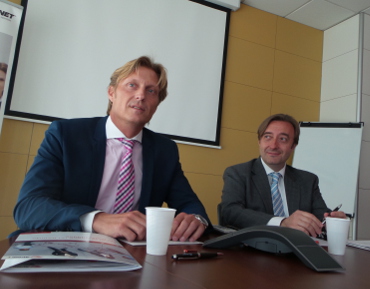 Jeroen van Es y José Manuel Marina, de Avnet TS España