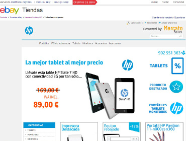 tienda de HP en eBay