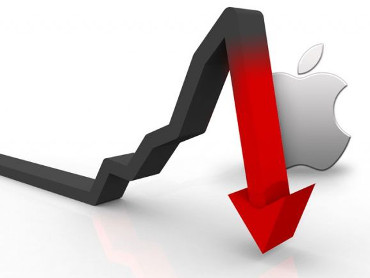 apple stock caída