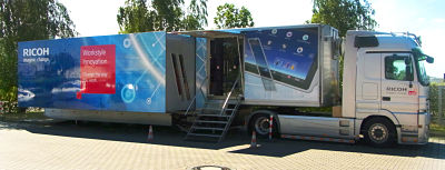 El camión tecnológico de Ricoh llega a España