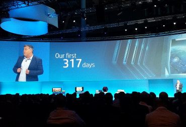 Dion Weisler, CEO de HP, en la Global Partner Conference de Boston.