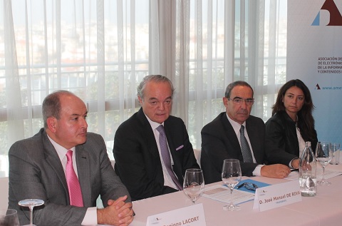 Momento de la presentación de las cifras del hipersector TIC en 2015