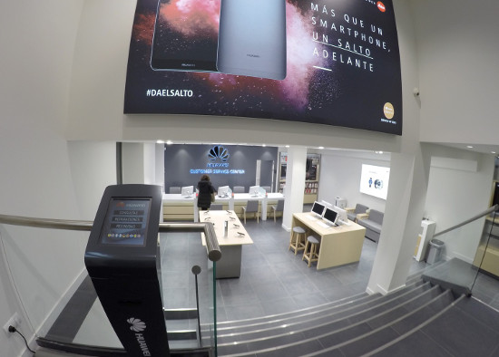 Centro de reparaciones de Huawei en Madrid.