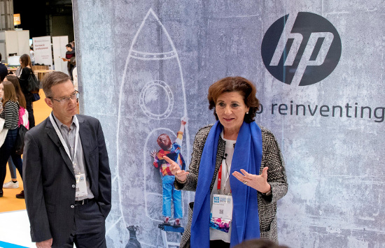 Elena Herrero, presidenta de HP en YoMo Barcelona.