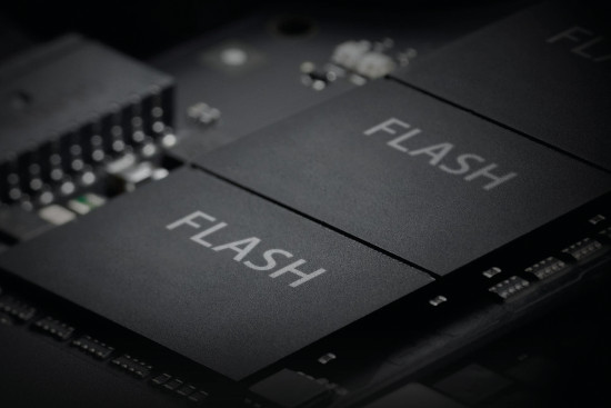 Memoria SSD Flash.