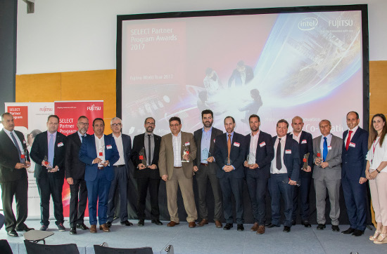 Premios canal Fujitsu en 2017.