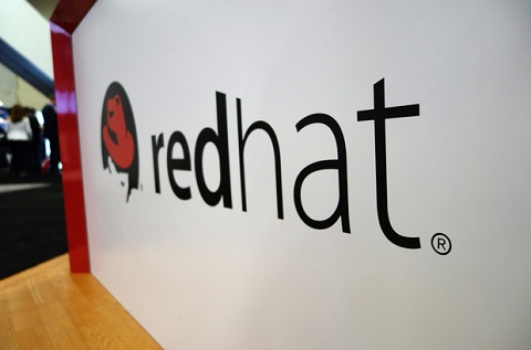 Logo de Red Hat.