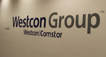 Logo de Westcon-Comstor.