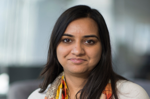 Kriti Sharma, vicepresidenta de bots e inteligencia artificial de Sage.