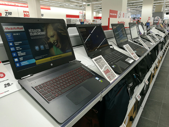 Tienda de MediaMarkt en el centro de Madrid.