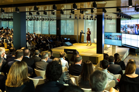 Pilar López, en el Microsoft Partner Day 2017.