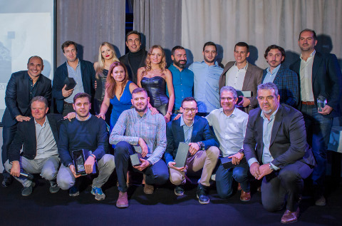 Premiados en la Fiesta MCR 2017.