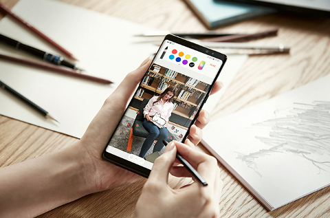 Smartphone de Samsung.