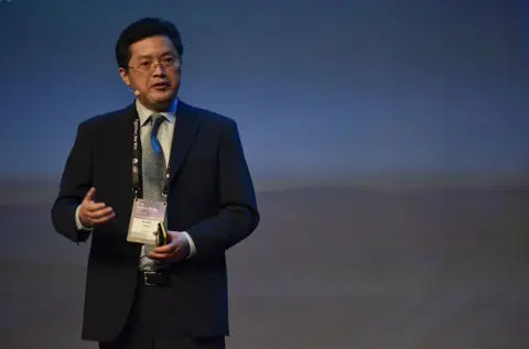 Ernest Zhang, presidente de Huawei Empresas en Europa Occidental, durante su discurso en el Huawei Partner Summit 2018.