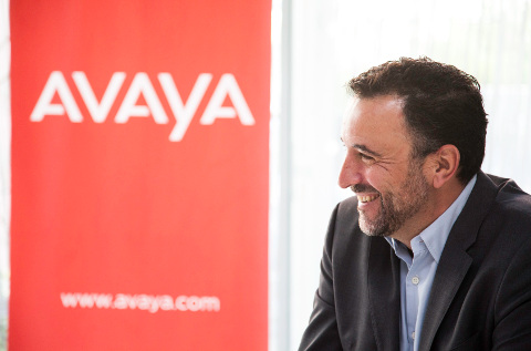 Javier Velasco, de Avaya, en el Avaya Edge Tour 2018.