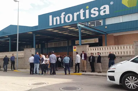 Sede y almacén de Infortisa.
