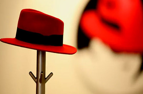 Logo de Red Hat.