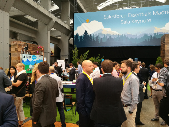 Un evento anterior de Salesforce.