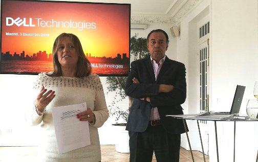 Isabel Reis y Ricardo Labarga, de Dell.