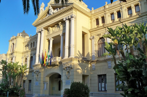 Sede principal del Ayuntamiento de Málaga.