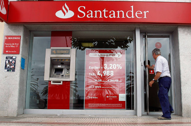 El Santander firma un megacontrato con IBM