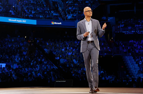 Satya Nadella, en un Inspire de años anteriores.