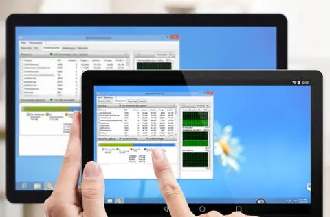 TeamViewer permite el control remoto de escritorios.