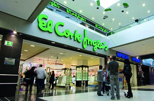 Establecimiento de El Corte Inglés.