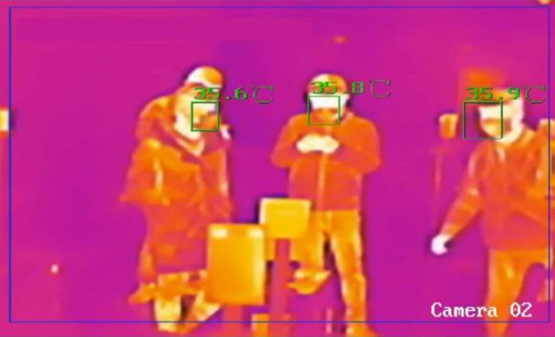 Cámaras térmicas de Hikvision.