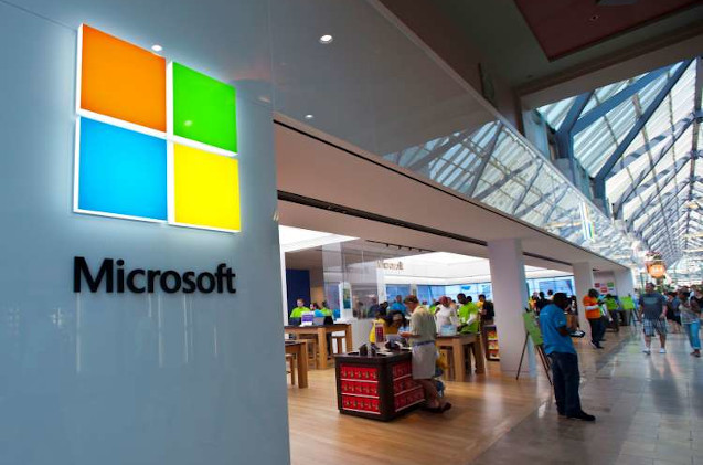 Una de las tiendas Microsoft Store.