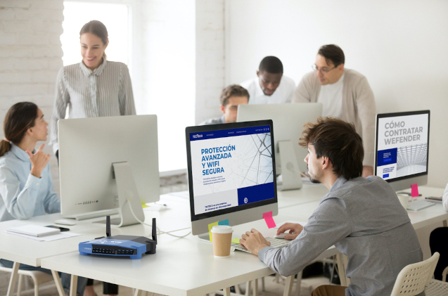 Protección wifi de Wefender.