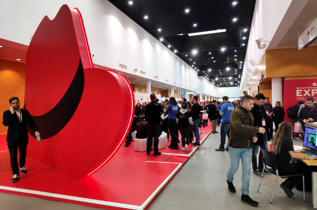 Red Hat Forum de Madrid, en 2019. 