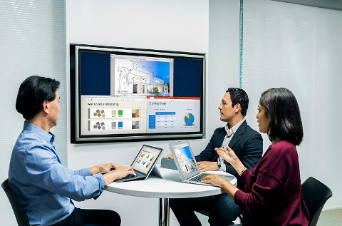 Sistema de videoconferencia de Polycom. 