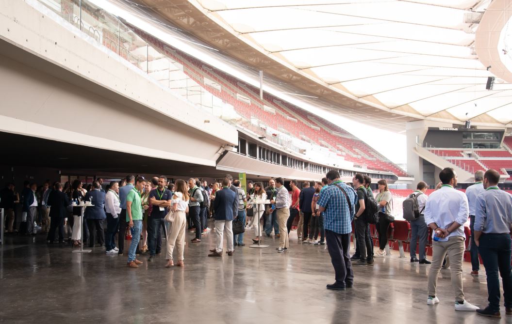 Reunión de Veeam en el Wanda Metropolitano. 