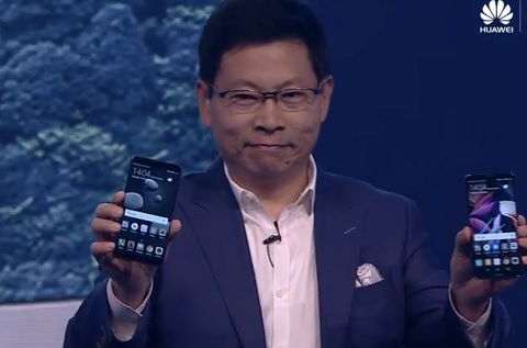 El CEO de Huawei, Richard Yu, durante la presentación de Mate 10 en Munich