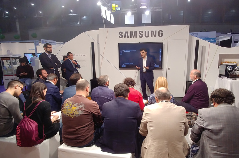 Stand de Samsung en el Simo Educación 2017. 