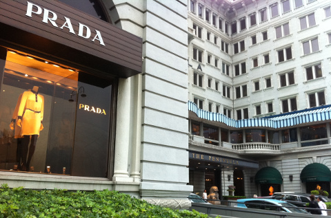 Tienda de Prada en Hong Kong.