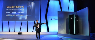 Presentación del OceanStor de Huawei en el MWC. Presentación del OceanStor de Huawei en el MWC.