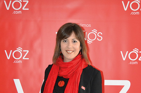 Cristina Sanz, responsable de comunicación de VOZ.COM. 