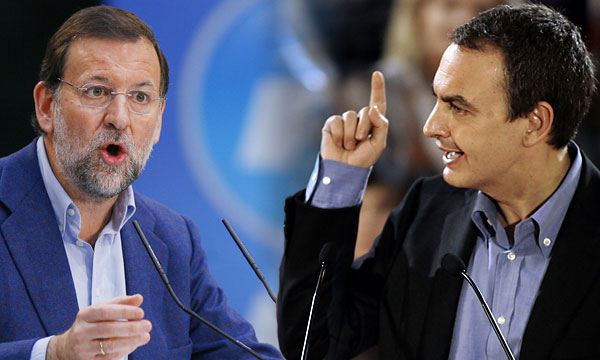 Mariano Rajoy y José Luis Rodríguez Zapatero, expresidentes del Gobierno. 