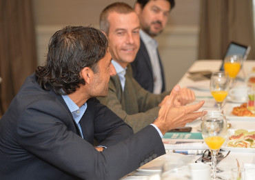 Santiago Arellano, de Exclusive Networks, en la mesa sobre GDPR.