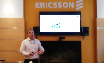 Iván Rejón, director de estrategia, marketing y comunicación de Ericsson, durante la presentación de un informe sobre 5G.